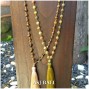 2coloring natural beads agate stone tassels necklace pendant jewelry design